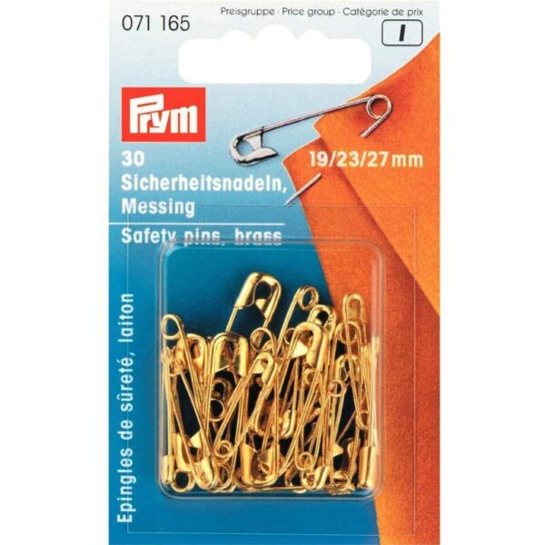 Prym Sicherheitsnadeln gold 3 Gr. 30 Stück